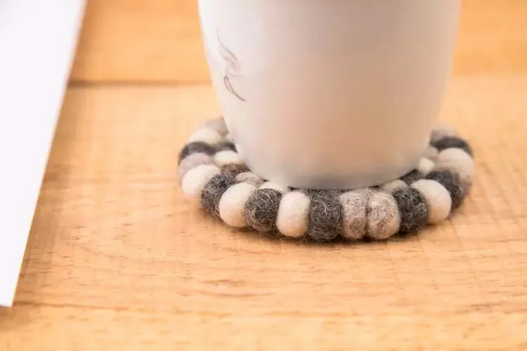 Exquisite Nepalese Artistry 100%  Handmade  Tea Coasters for High-Quality Tea Moments