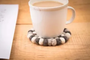 Exquisite Nepalese Artistry 100%  Handmade  Tea Coasters for High-Quality Tea Moments