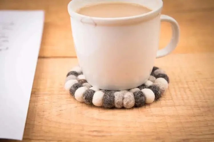 Exquisite Nepalese Artistry 100%  Handmade  Tea Coasters for High-Quality Tea Moments