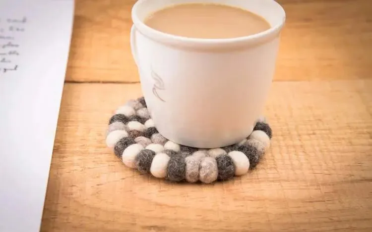 Exquisite Nepalese Artistry 100%  Handmade  Tea Coasters for High-Quality Tea Moments