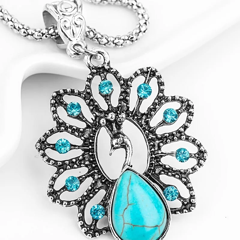 Exquisite Resin Peacock