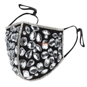 Exquisite Rhinestone Face Covering