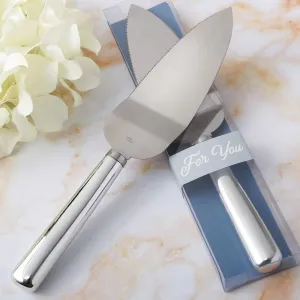 Exquisite Silver Cake Server