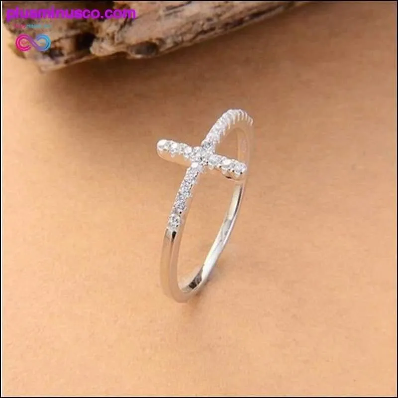 Exquisite Silver Plated Ring for Women Eternity Christian