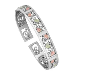 Exquisite - Sterling Silver Black Hills Gold Bracelet