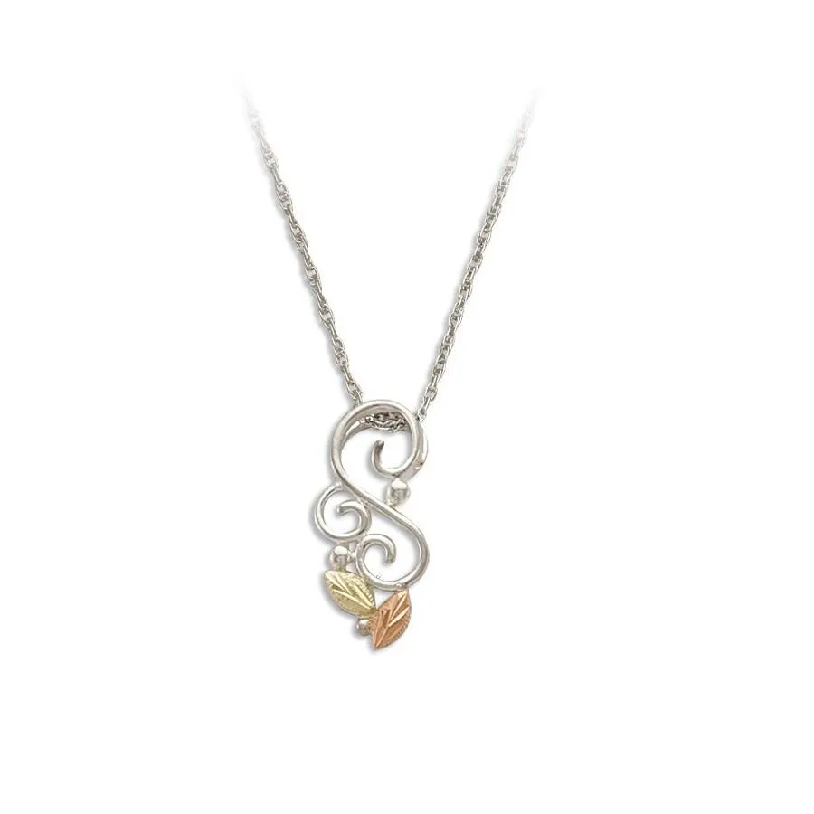 Exquisite - Sterling Silver Black Hills Gold Pendant