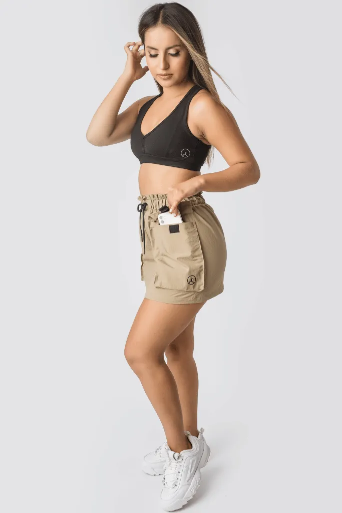 Falda cargo adventure beige