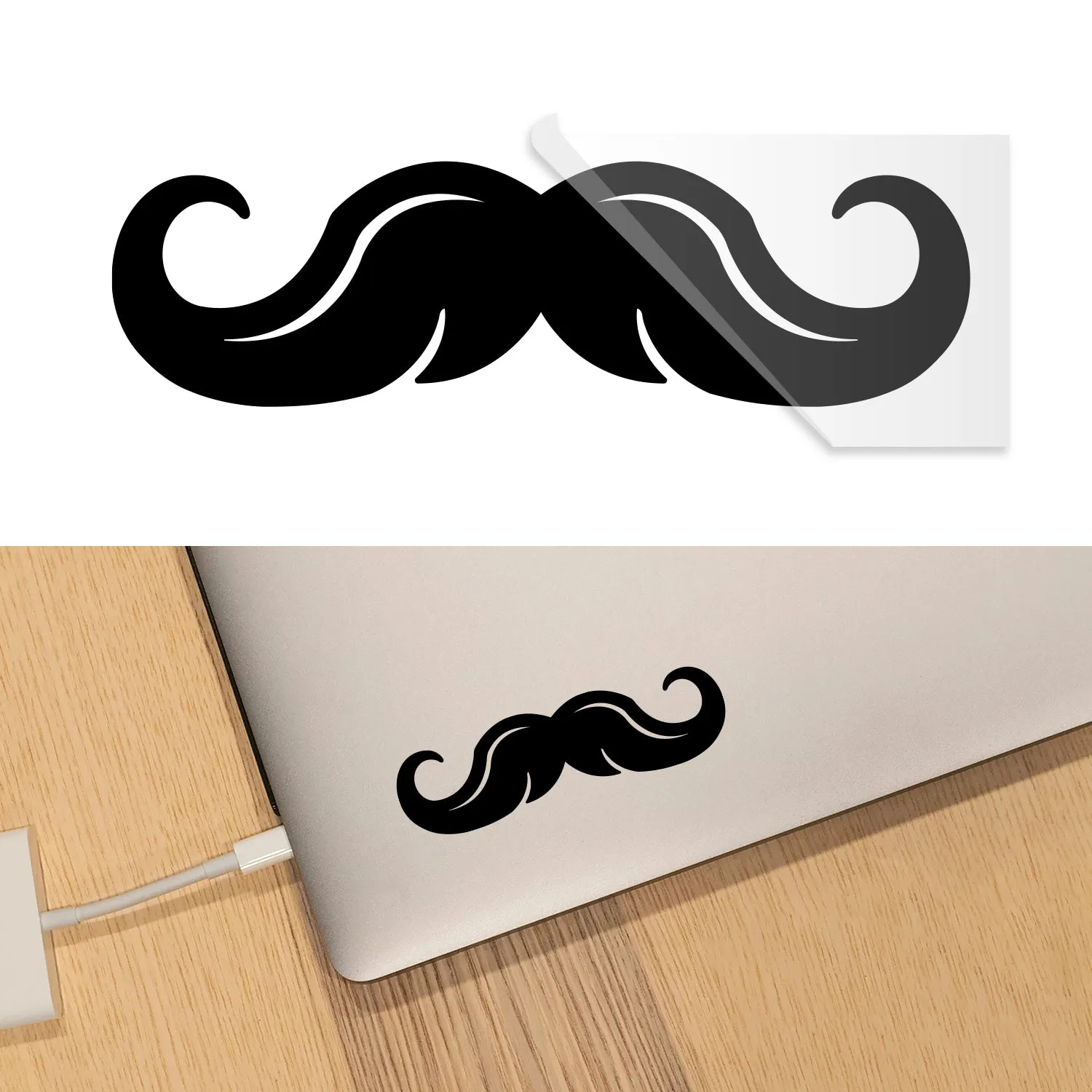 Fancy Exquisite Mustache Decal