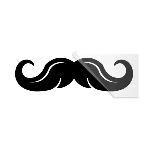 Fancy Exquisite Mustache Decal