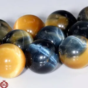 Fancy Golden Tiger Eye Beads Smooth Round