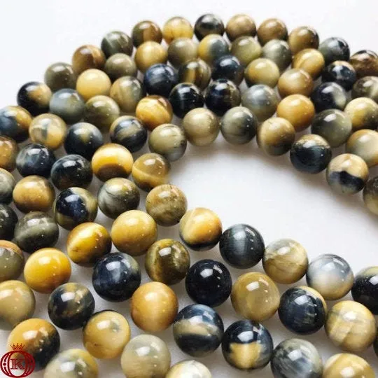 Fancy Golden Tiger Eye Beads Smooth Round