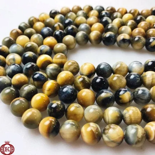 Fancy Golden Tiger Eye Beads Smooth Round