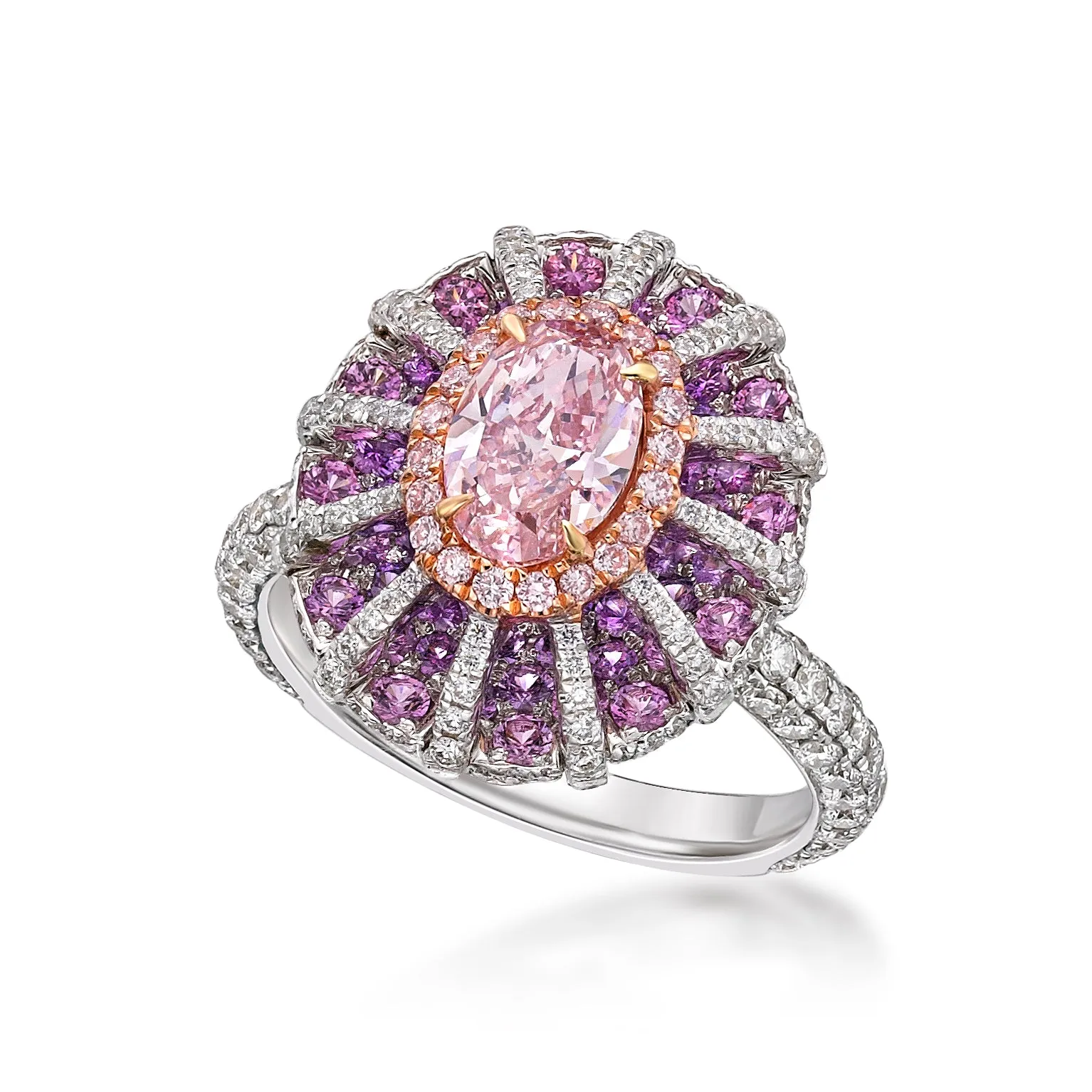 Fancy Pink Diamond Ring