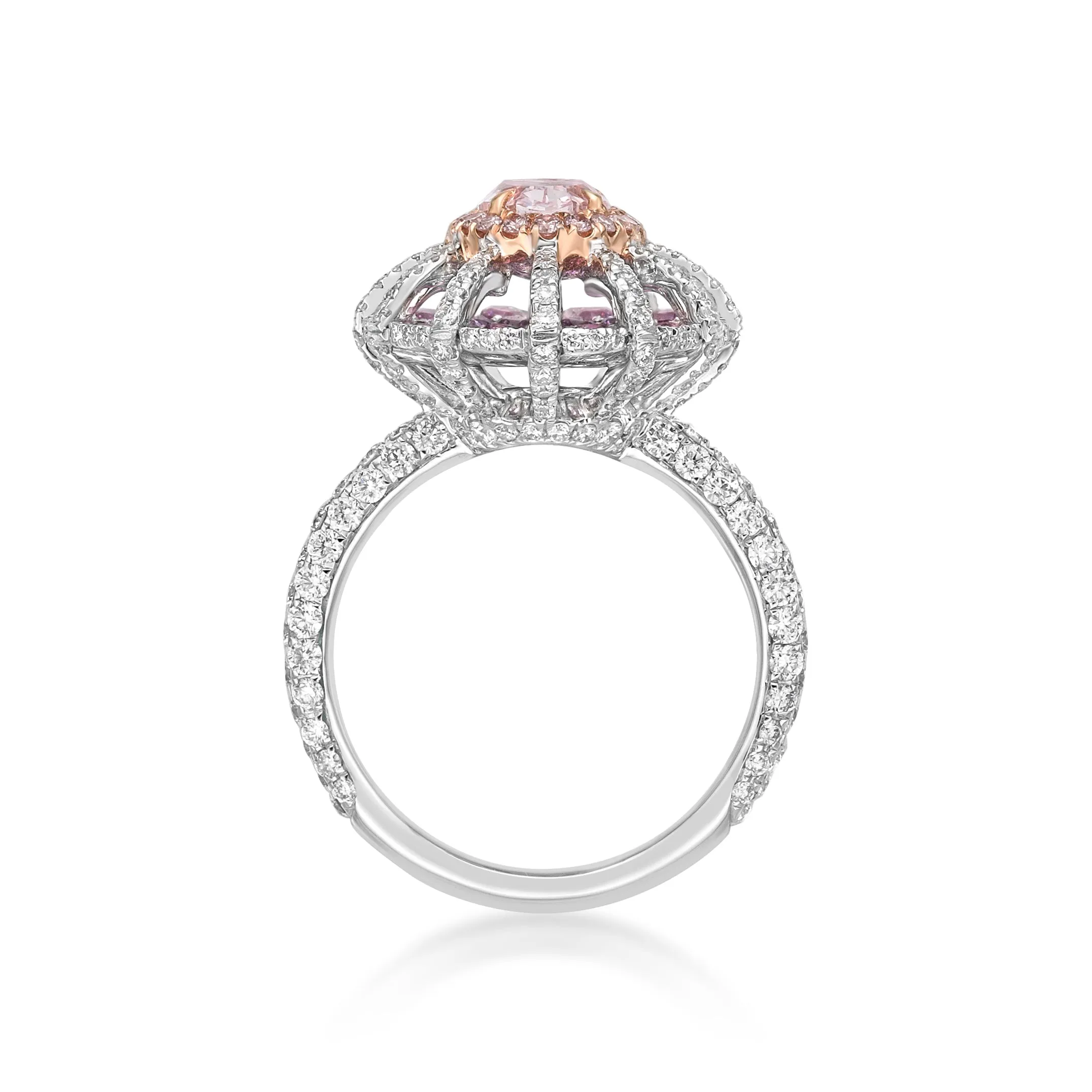 Fancy Pink Diamond Ring