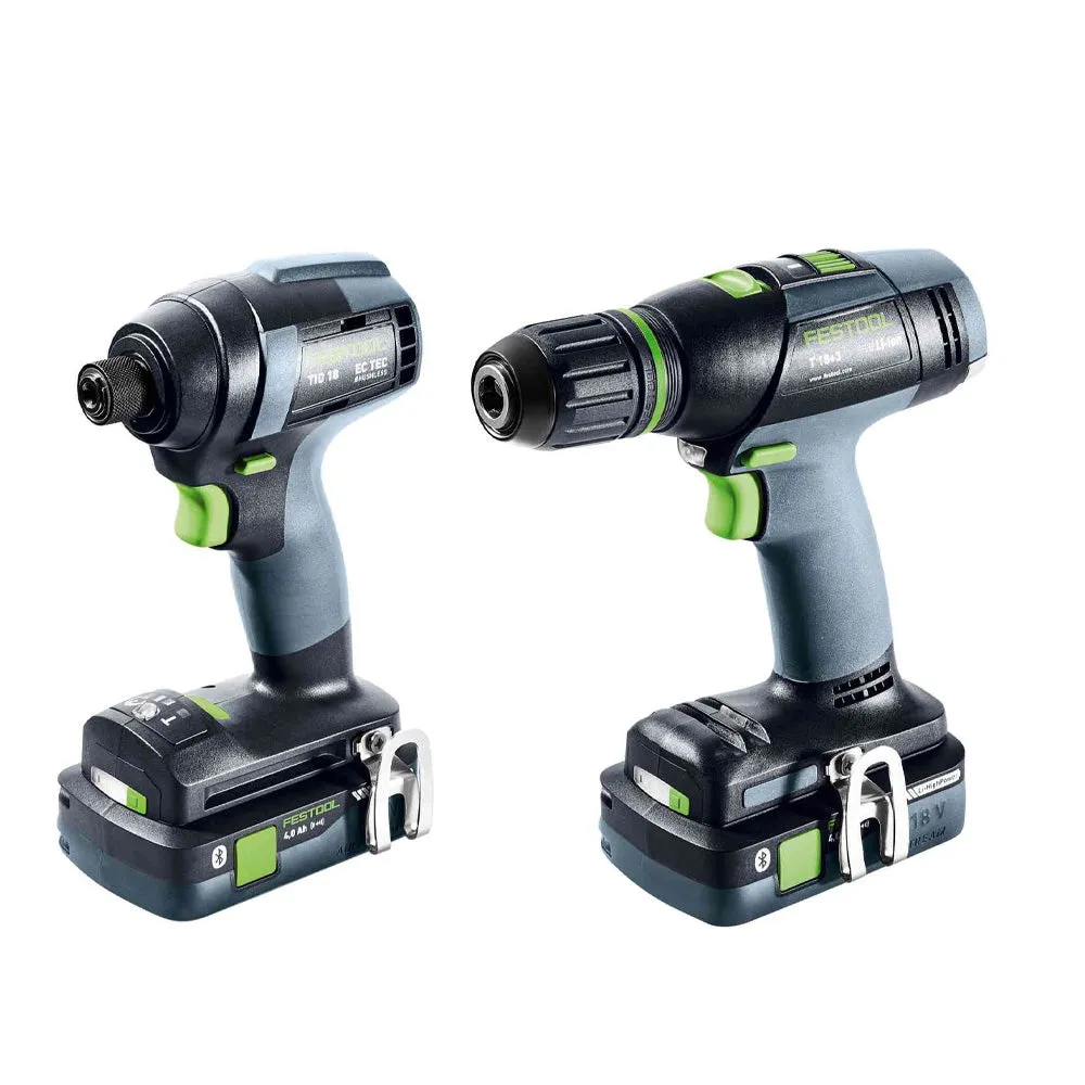 Festool TID 18 Impact Driver   T 18 3 Drill HPC 4,0I-Set