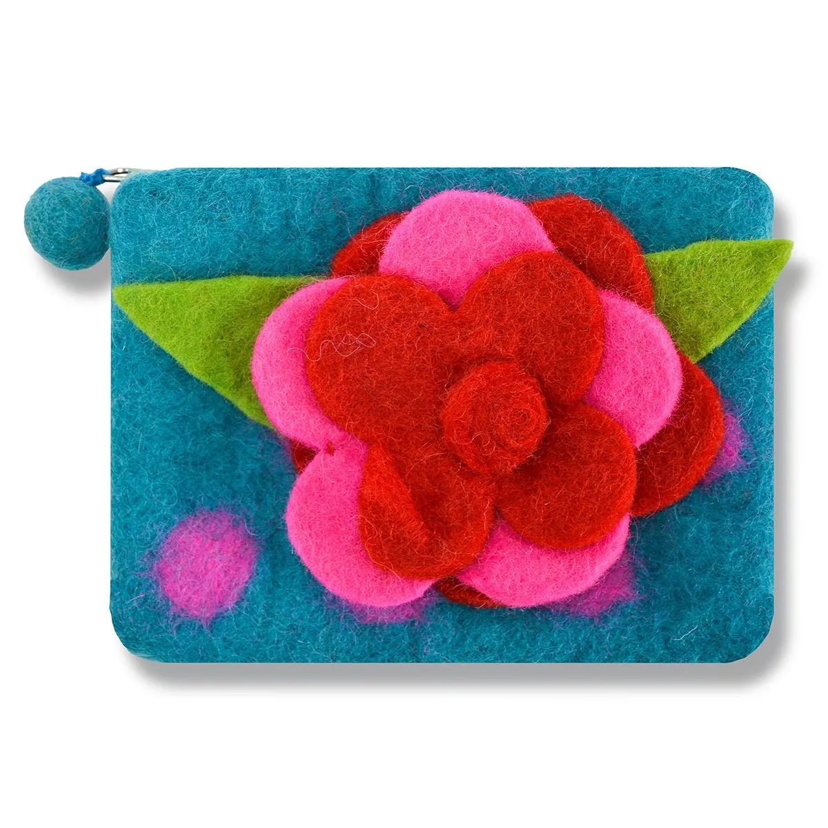 Flower Polka Dot Coin Purse