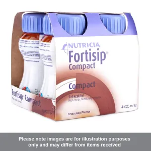 Fortisip Compact Chocolate Flavour 6 x 4 (24 Bottles)