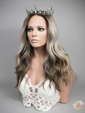 “FOXY" Exquisite Wig: Lace Top, Sz. M, 22"