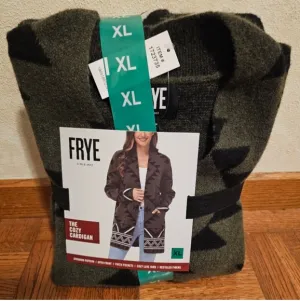 Frye Ladies' Patterned Cardigan Sweater,  nwt