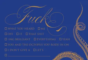 Fuck Octopus Calling Cards