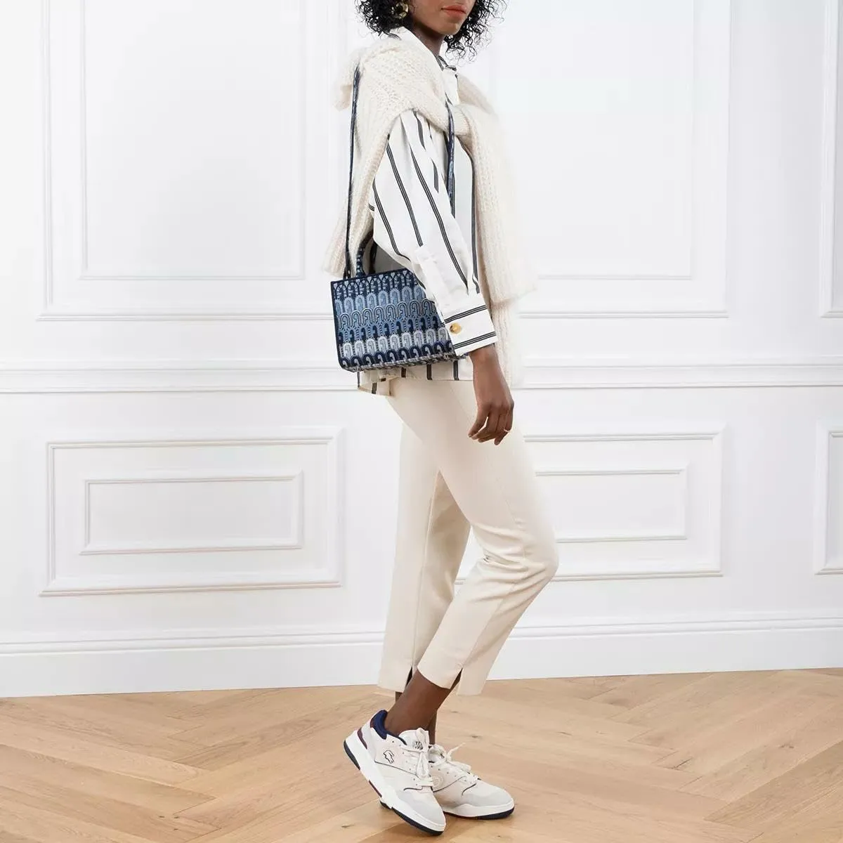 Furla Opportunity Mini Tote Toni Blue Denim One Size