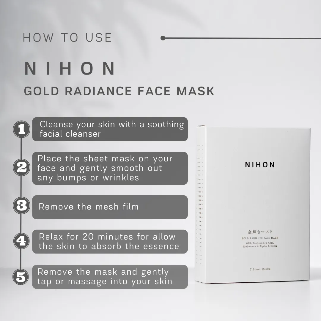Gold Radiance Face Mask 3-pc B1F1 (6pc)