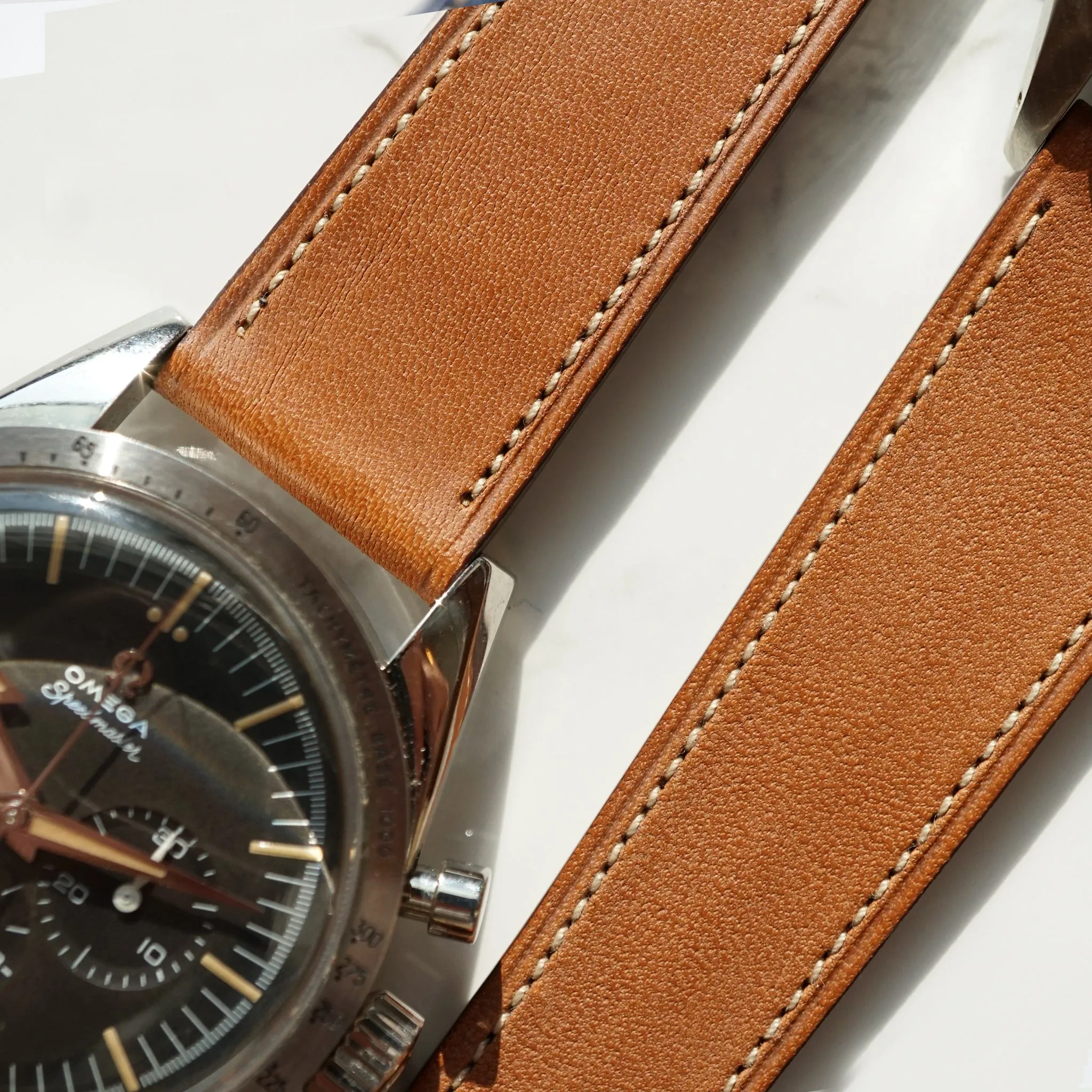 GOLD TAN NOVONAPPA SMOOTH CALF STANDARD STRAP