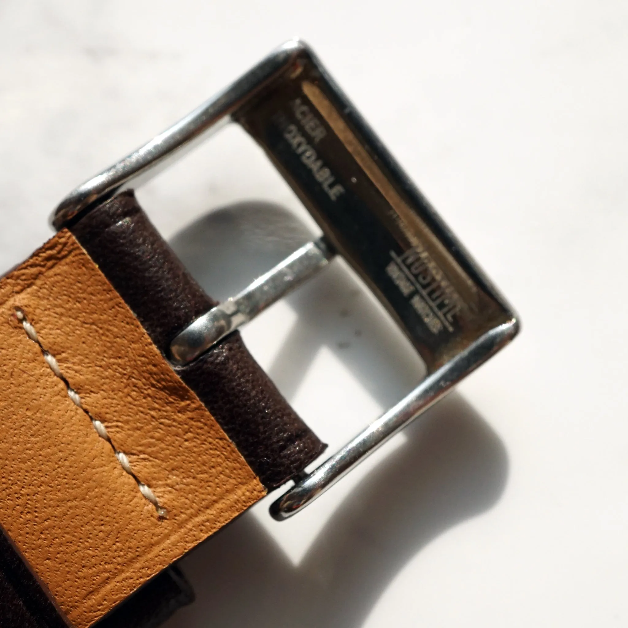GOLD TAN NOVONAPPA SMOOTH CALF STANDARD STRAP