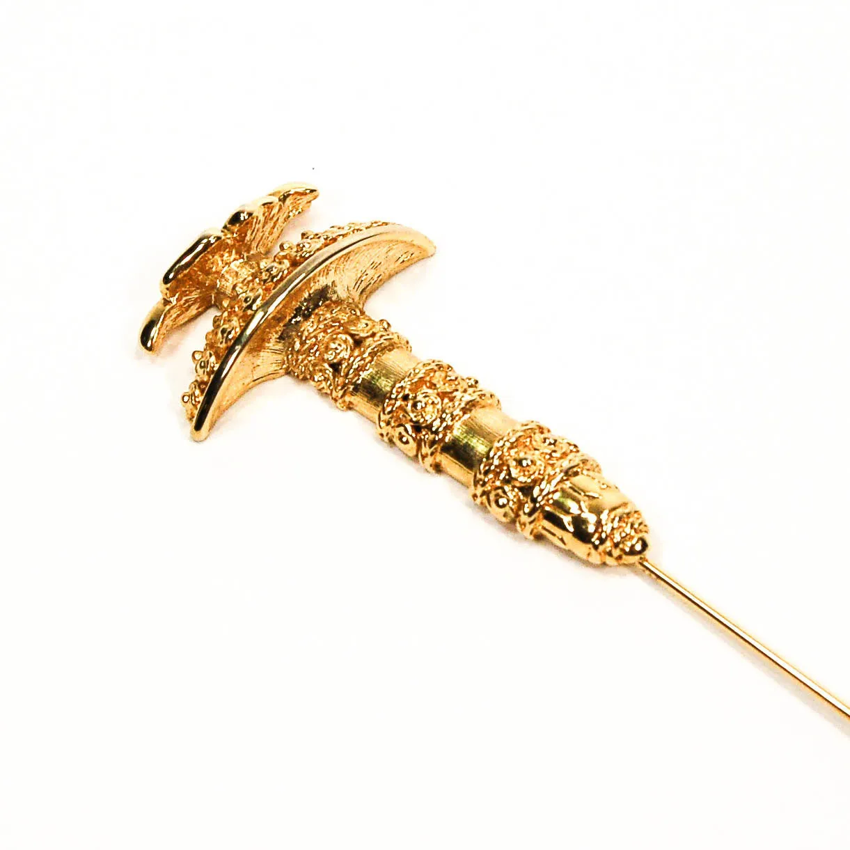 Gold Tone Umbrella Stick Pin by Mary McFadden