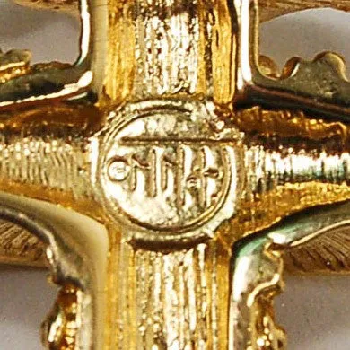 Gold Tone Umbrella Stick Pin by Mary McFadden