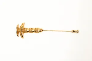 Gold Tone Umbrella Stick Pin by Mary McFadden