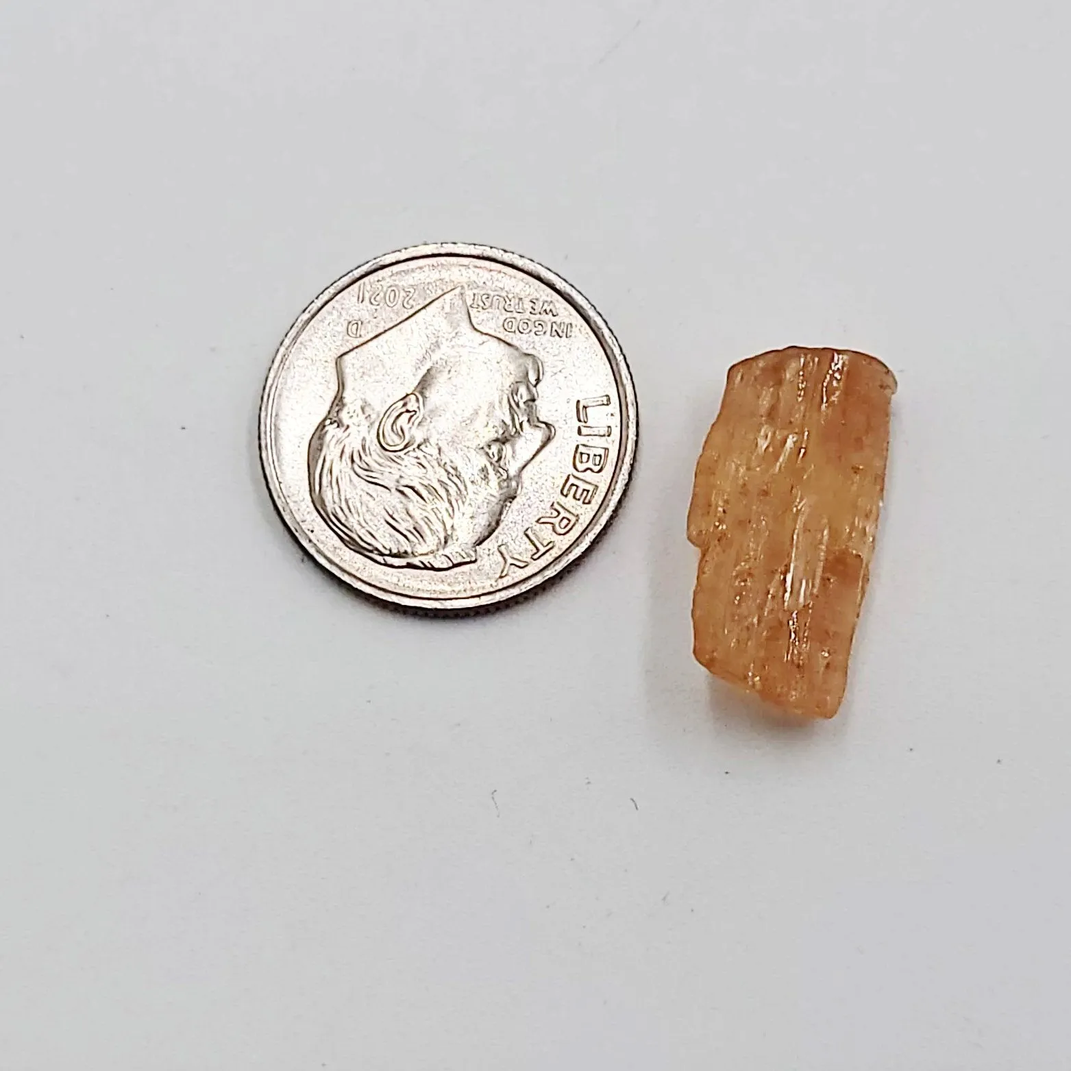 Golden Topaz Imperial Topaz Rough Gemstone 1.5g