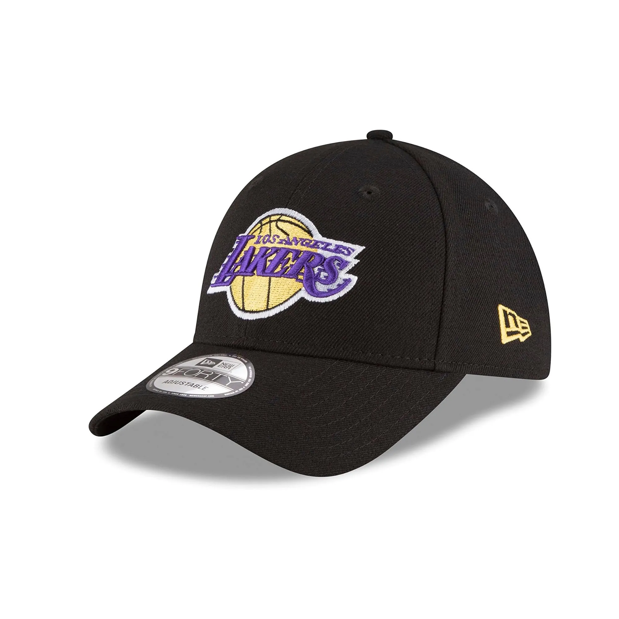 Gorra NBA Basquetbol New Era Lakers Los Angeles 9 Forty Negro Ajustable