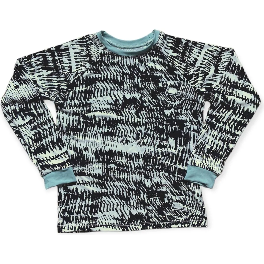 Graffiti Mint SunSoft™ UPF 50  Kids Shirt