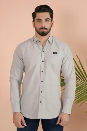GREEN TEXTURED SHIRT