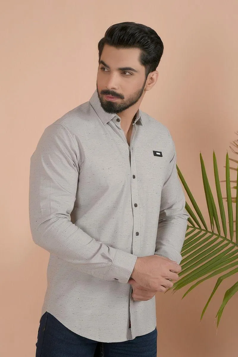 GREEN TEXTURED SHIRT