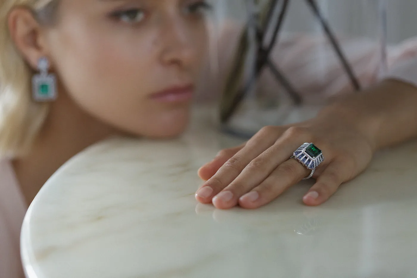 Green Tourmaline Ring