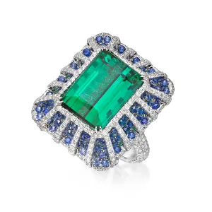 Green Tourmaline Ring