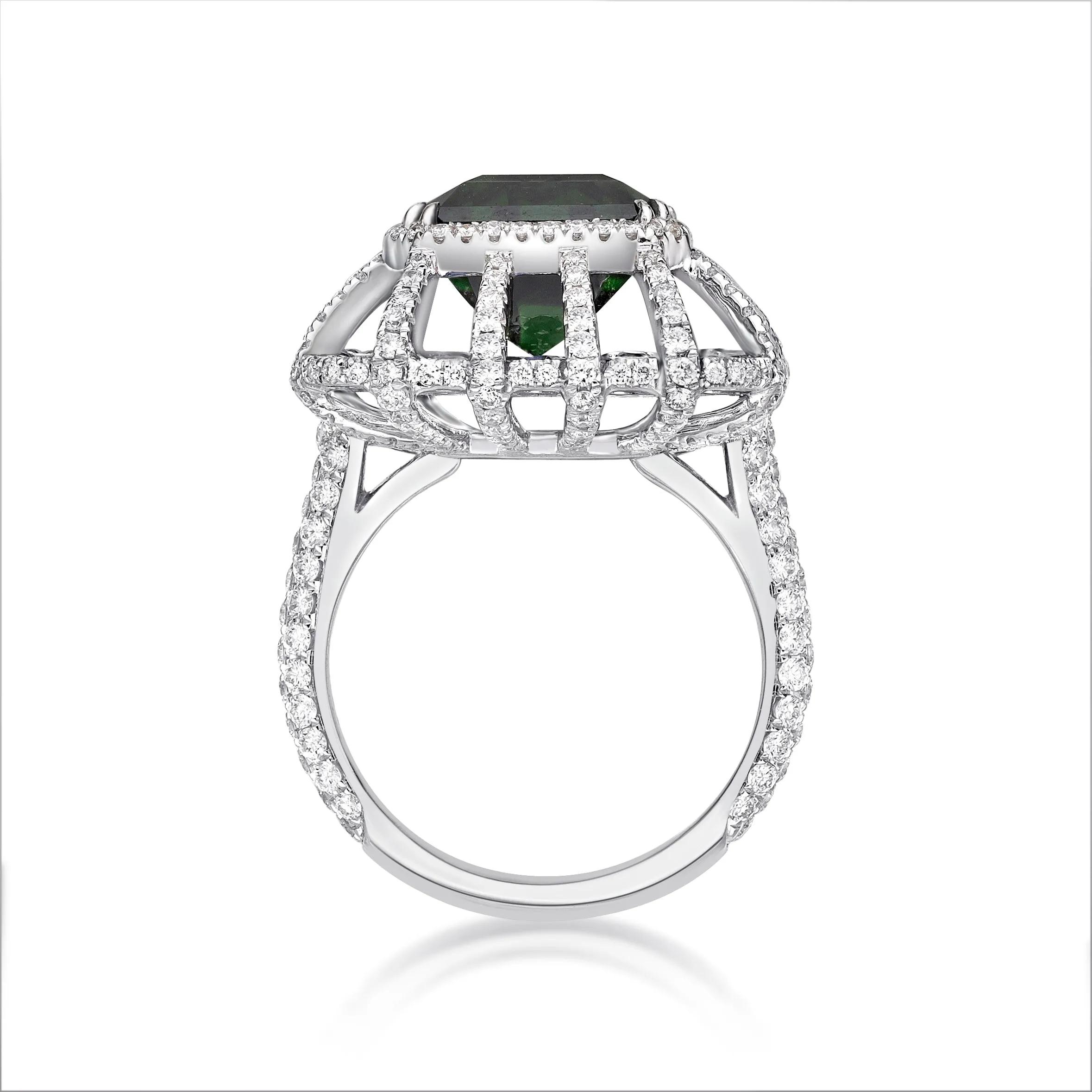 Green Tourmaline Ring