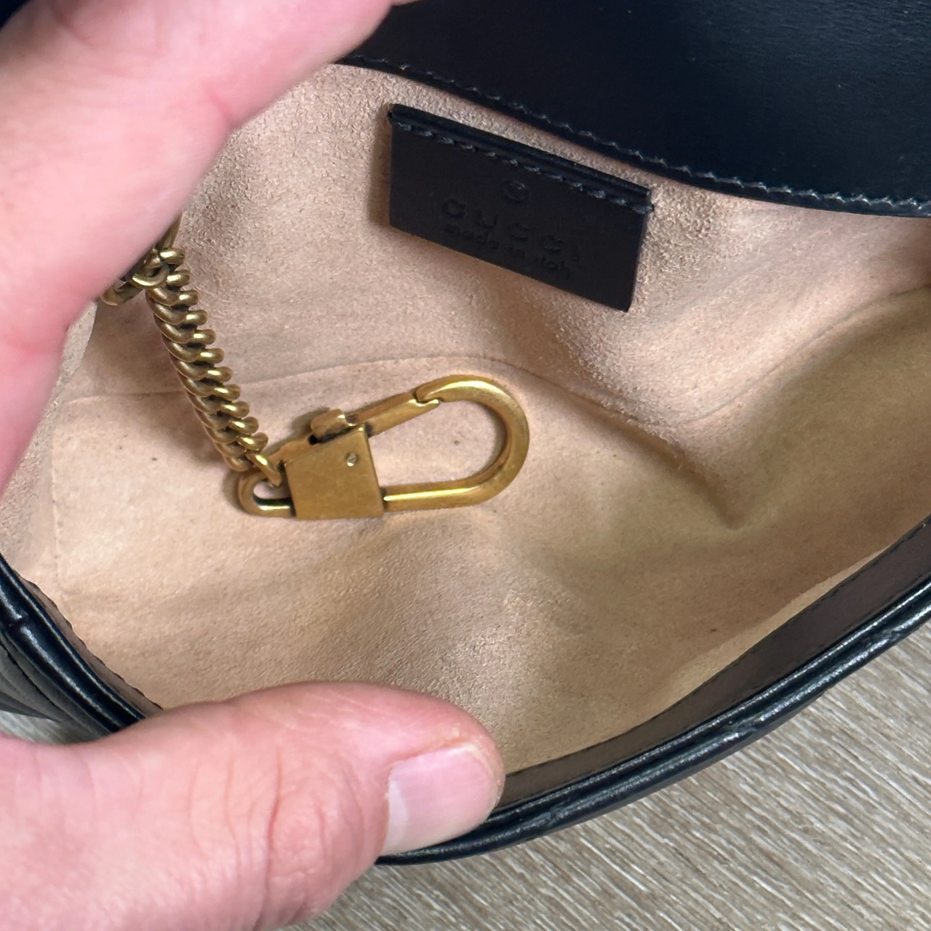 Gucci GG Marmont Super Mini Bag - Black