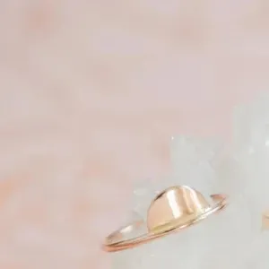 Halo Goldfill Smooth Stacking Ring