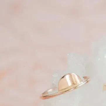 Halo Goldfill Smooth Stacking Ring