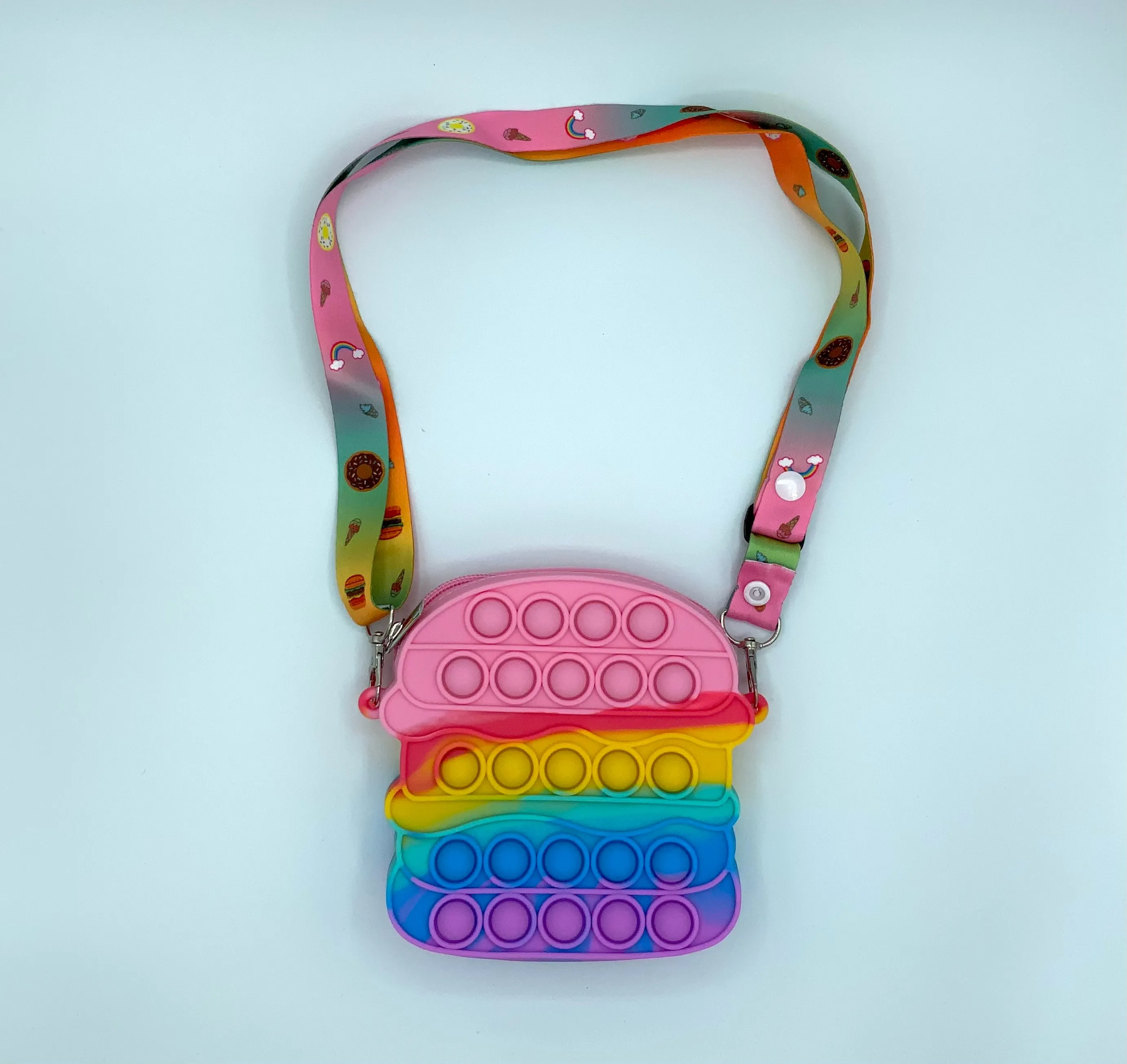 Hamburger pop it pouch