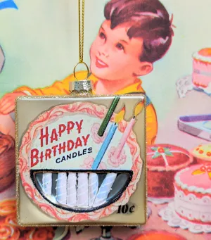 Happy birthday candles box