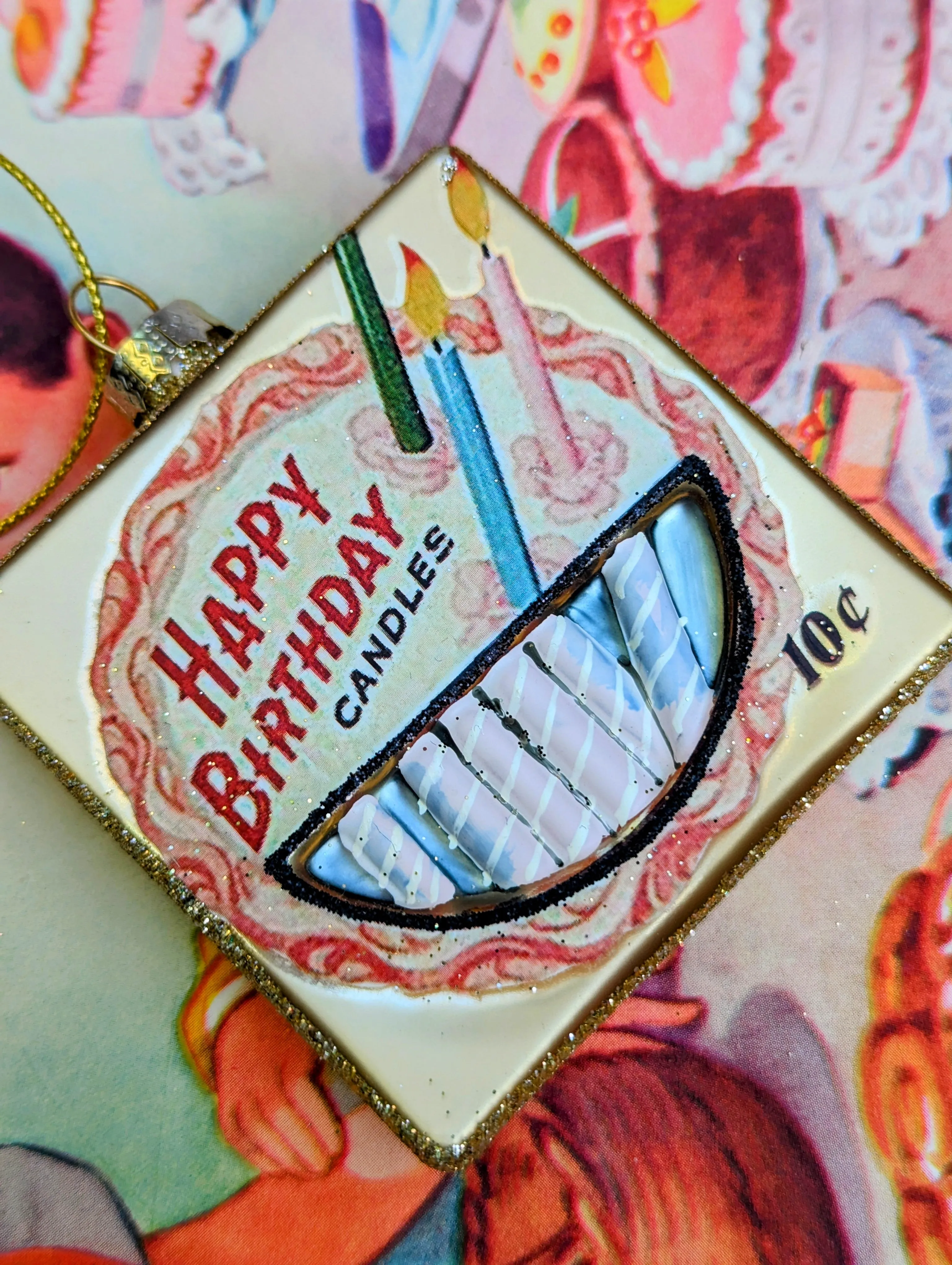 Happy birthday candles box