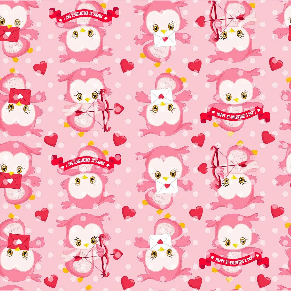Heart Pattern Adhesive Vinyl Sheet