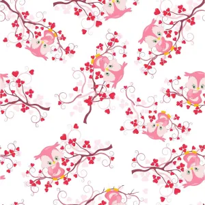 Heart Pattern Adhesive Vinyl Sheet