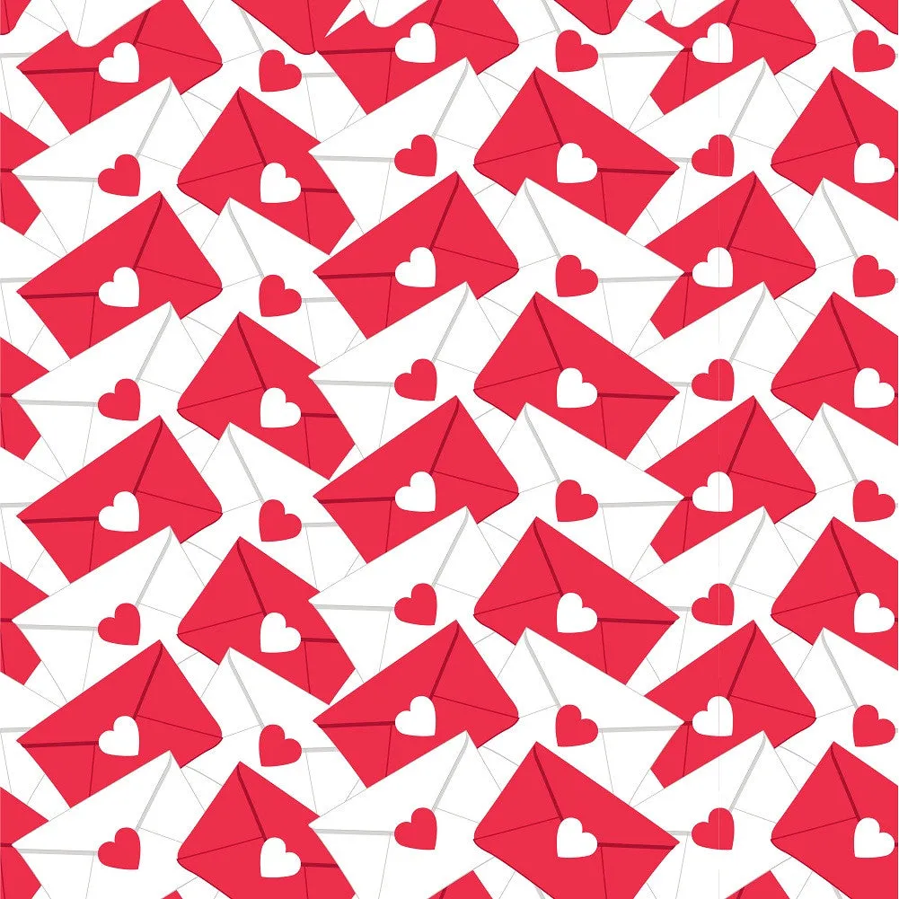 Heart Pattern Adhesive Vinyl Sheet