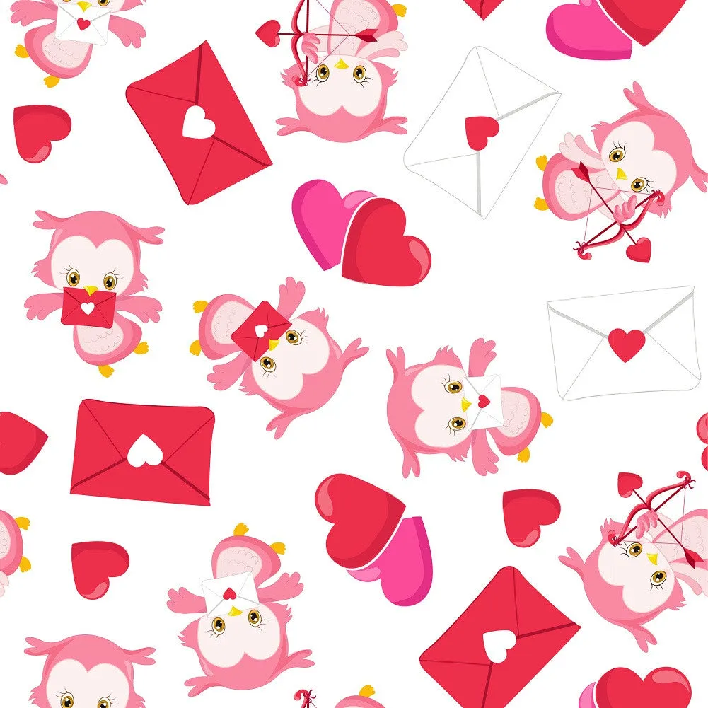 Heart Pattern Adhesive Vinyl Sheet