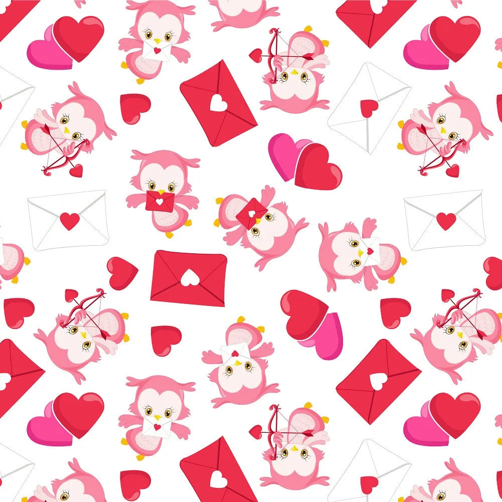Heart Pattern Adhesive Vinyl Sheet